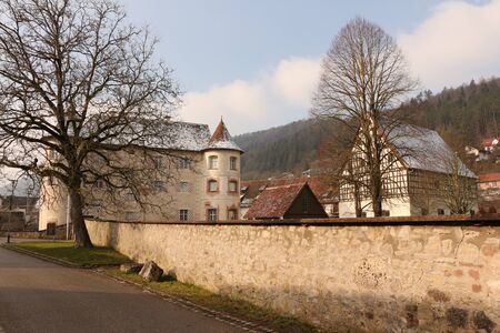 Water castle Glatt in Sulz am Neckarのeditorial素材