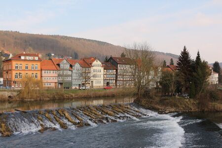 The three-river city of Hann. MÃ¼nden in Lower Saxonyの写真素材