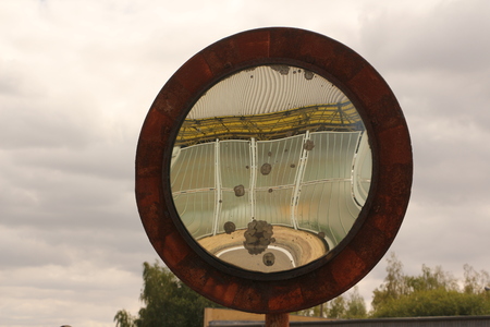 The former border crossing point between East and West Germany in Marienborn, today a memorialのeditorial素材