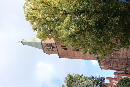 View of the Cathedral St. Peter and Paul in the center of Brandenburg an der Havel