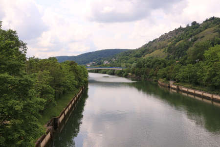 View of the river Altm?hl in Kelheim