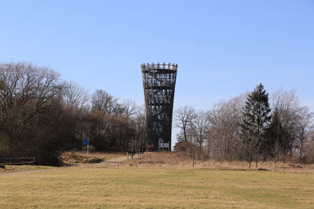 View of the JÃ¼bergturm in the Sauerlandpark of Hemer in the Sauerland