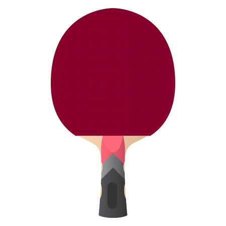 Table tennis racket icon for fitness game equipment.のイラスト素材