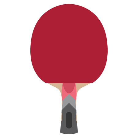 Table tennis racket icon for fitness game equipment.のイラスト素材