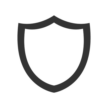 Shield Icon in trendy flat style isolated on grey background. Shield symbol for your web site design, logo, app, UI. Vector illustration, EPS10のイラスト素材