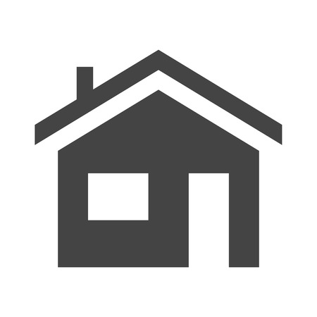 House Icon in trendy flat style isolated on grey background. Homepage symbol for your web site design, logo, app, UI. Vector illustration simple, EPS10. Simplified flatten icon.の写真素材