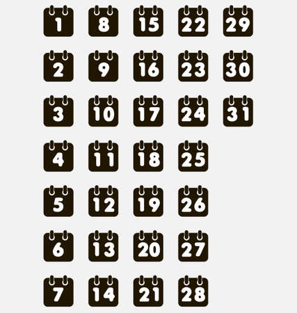 Calendarのイラスト素材