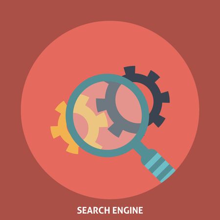 Search Engine. Editable EPS formatのイラスト素材