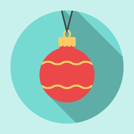 Christmas Ball Icon. Editable EPS vector formatのイラスト素材