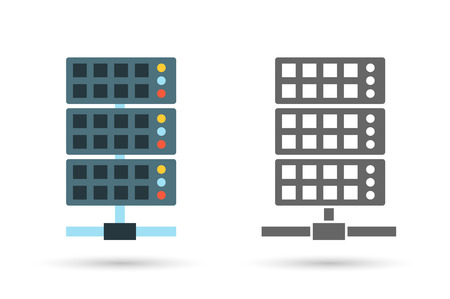 Server vector icon illustration. Editable vector formatのイラスト素材