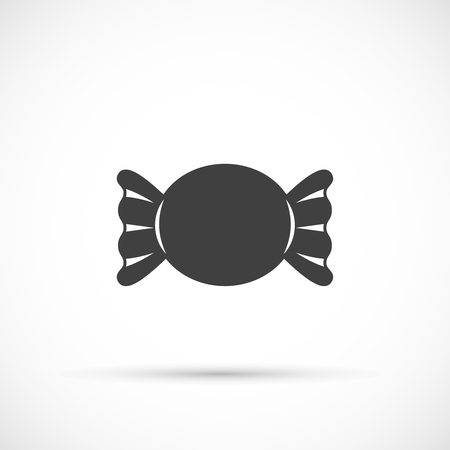 Candy icon on white backgroundのイラスト素材