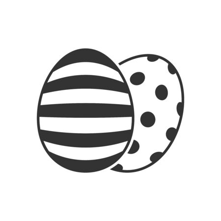 Easter eggs iconのイラスト素材