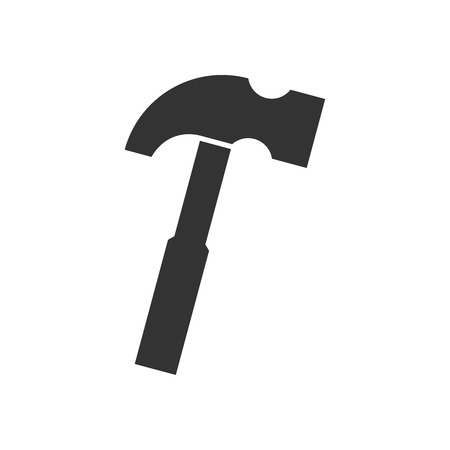 Hammer black iconのイラスト素材