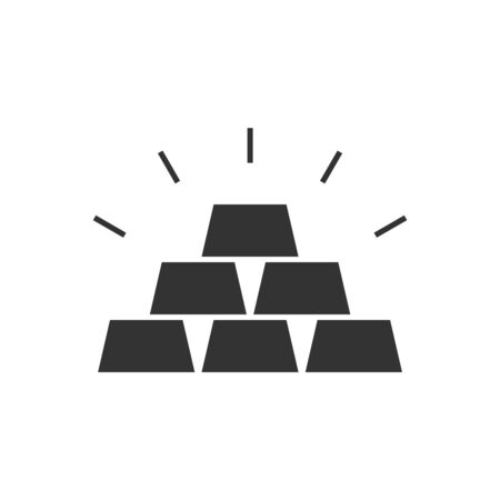 Pile of black blocks iconのイラスト素材