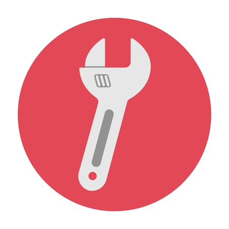 Adjustable wrench iconのイラスト素材