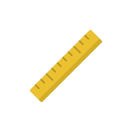 Ruler flat iconのイラスト素材