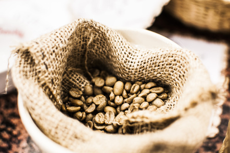 toasted coffee beansの写真素材