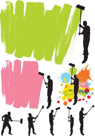 House painterのイラスト素材