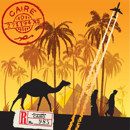 Go to Cairoのイラスト素材