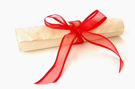 Paper scrollの写真素材