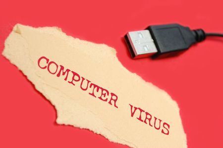 Computer virus の写真素材