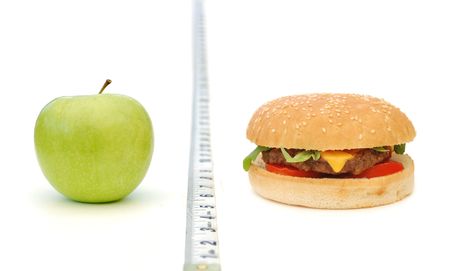 Healthy or unhealthy?の写真素材