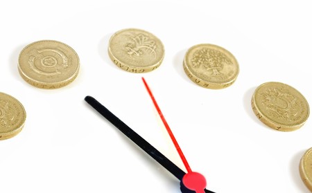 Time is moneyの写真素材