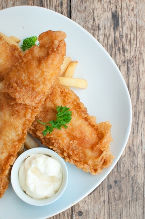 Fish and chips の写真素材