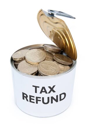Tax refund の写真素材