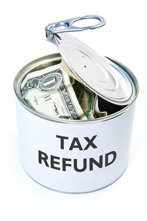 Tax refundの写真素材