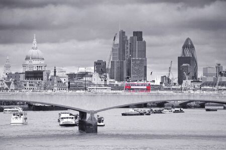 London black and whiteの写真素材
