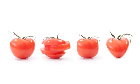 Shapes of tomatoesの写真素材