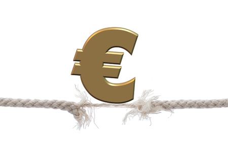 Euro fallingの写真素材