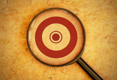 Focus on targets の写真素材