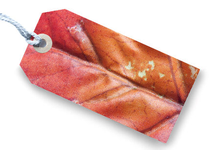Autumn gift tag