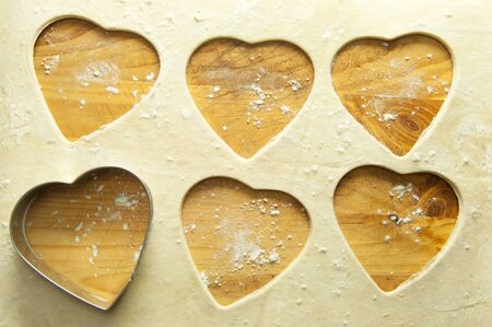 Heart shape pastry cuts