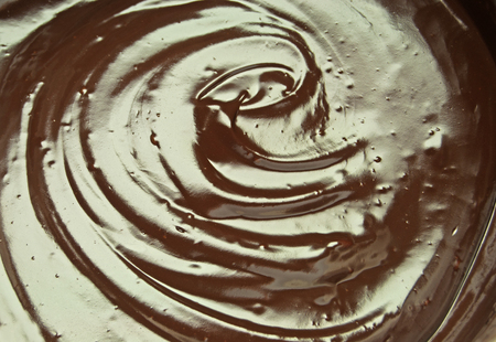 Chocolate swirlの写真素材