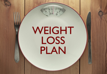 Weight loss plan conceptの写真素材