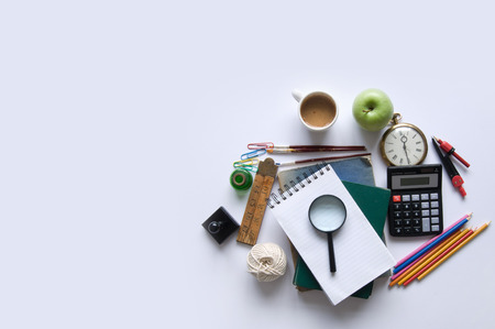 Education objects with background space