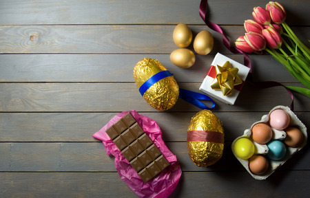 Easter backgroundの写真素材