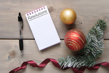 January resolutionsの写真素材