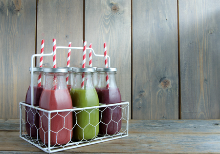 Smoothies with copy spaceの写真素材