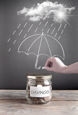 Savings financial insurance protection conceptの写真素材