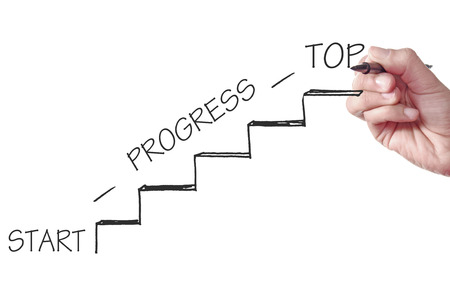 Career ladder conceptの写真素材
