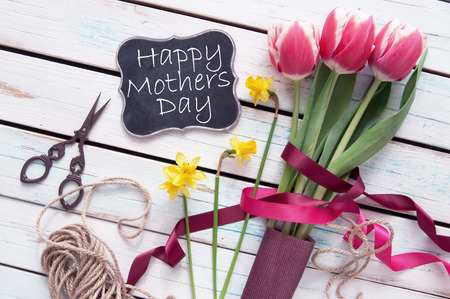 Mothers day flowersの写真素材