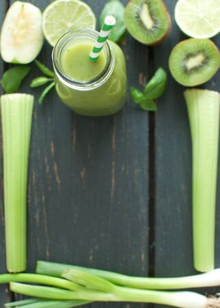 Smoothie menu backgroundの写真素材