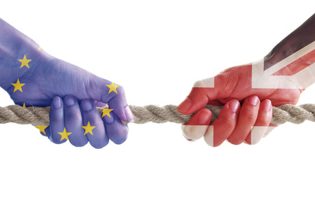 Brexit challenge conceptの写真素材