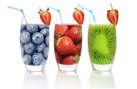 Fruit smoothie conceptの写真素材