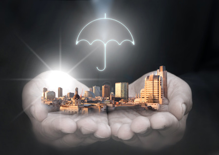 Business financial insurance conceptの写真素材