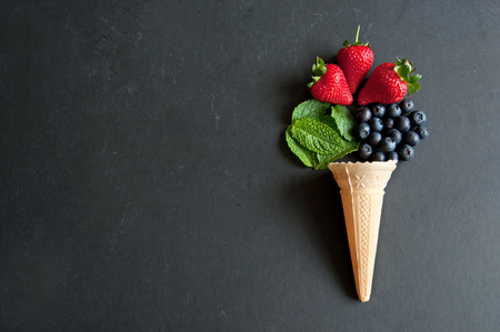 Ice cream menu backgroundの写真素材